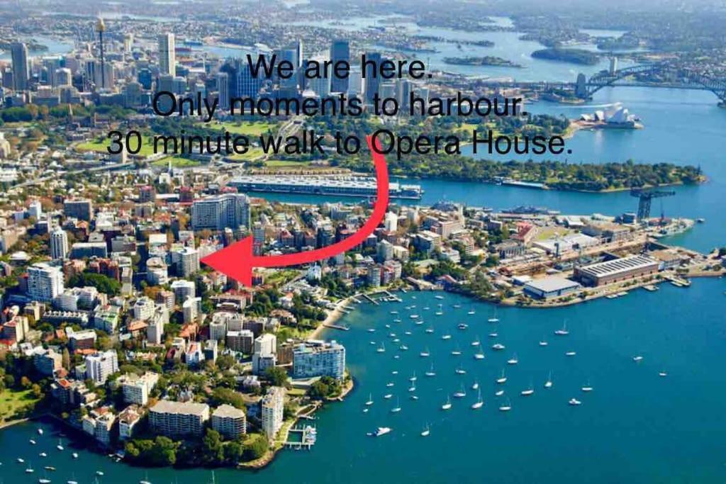 Harbourside Style, 2 Bed, A/C, Pool -Elizabeth Bay Leilighet Sydney Eksteriør bilde